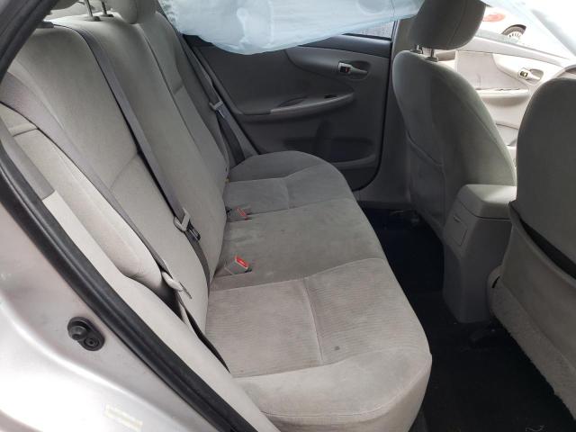 1NXBU4EE4AZ182753 - 2010 TOYOTA COROLLA BASE SILVER photo 10