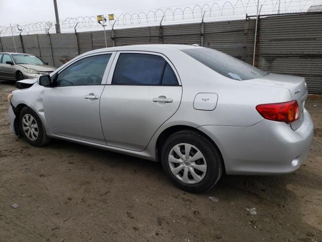 1NXBU4EE4AZ182753 - 2010 TOYOTA COROLLA BASE SILVER photo 2