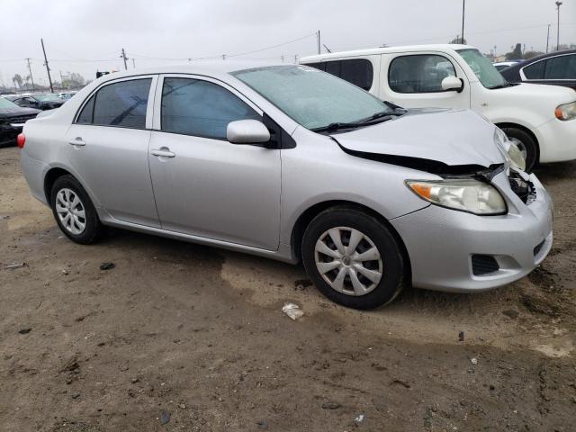 1NXBU4EE4AZ182753 - 2010 TOYOTA COROLLA BASE SILVER photo 4