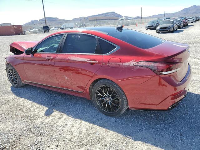 KMHGN4JB3JU285385 - 2018 GENESIS G80 SPORT RED photo 2