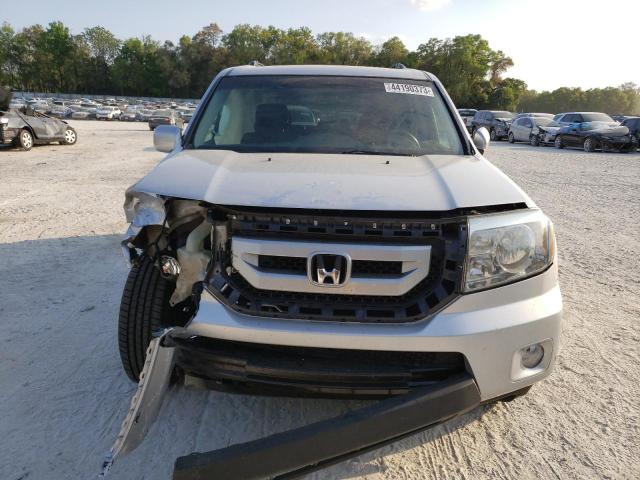 5FNYF3H81AB005885 - 2010 HONDA PILOT TOURING SILVER photo 5