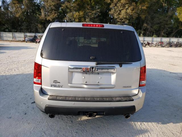 5FNYF3H81AB005885 - 2010 HONDA PILOT TOURING SILVER photo 6