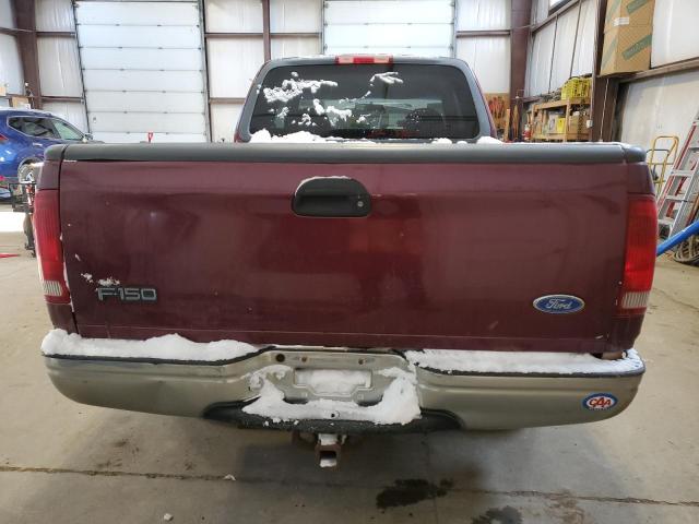 2FTDX1762VCA93231 - 1997 FORD F150 MAROON photo 6