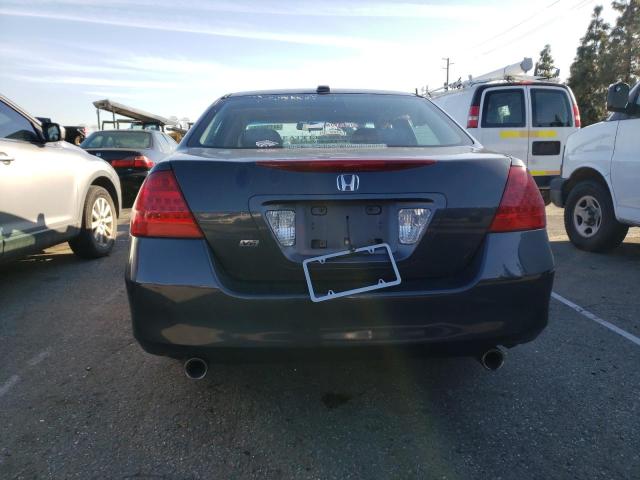 1HGCM66887A078047 - 2007 HONDA ACCORD EX GRAY photo 6