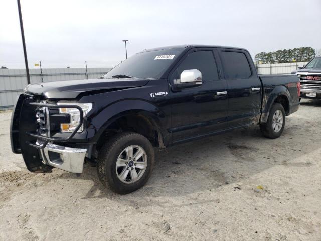 1FTEW1EF6HFA81571 - 2017 FORD F150 SUPERCREW BLACK photo 1