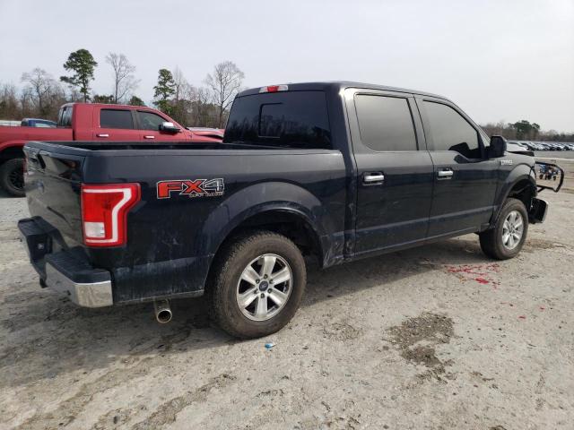 1FTEW1EF6HFA81571 - 2017 FORD F150 SUPERCREW BLACK photo 3