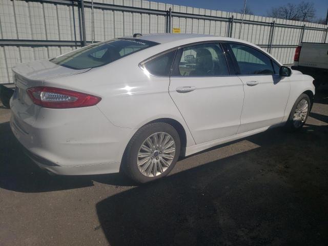 3FA6P0LU3DR336032 - 2013 FORD FUSION SE HYBRID WHITE photo 3