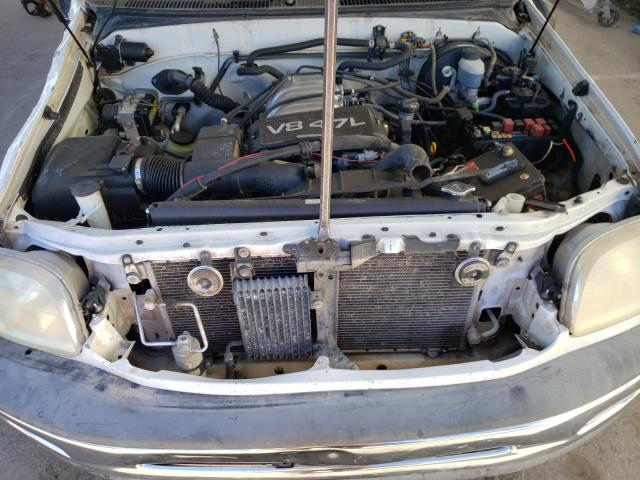5TBRT3417YS056957 - 2000 TOYOTA TUNDRA ACCESS CAB თეთრი ფოტო 11
