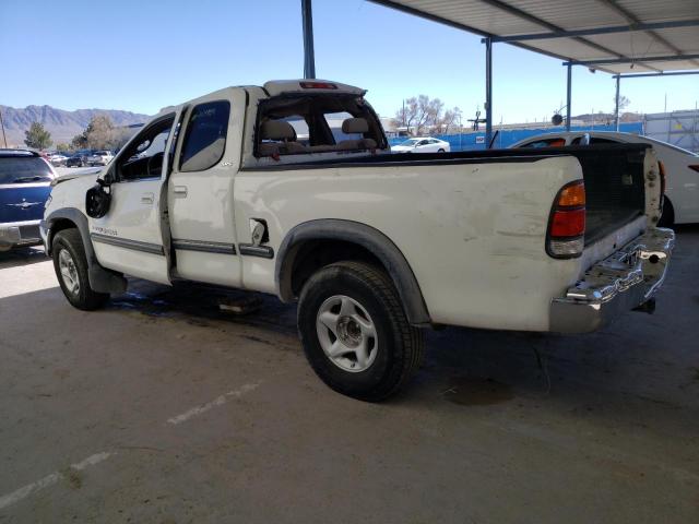 5TBRT3417YS056957 - 2000 TOYOTA TUNDRA ACCESS CAB თეთრი ფოტო 2