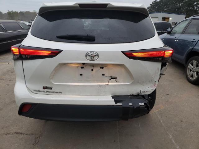 5TDGZRAH2MS520958 - 2021 TOYOTA HIGHLANDER XLE 白色 照片 6