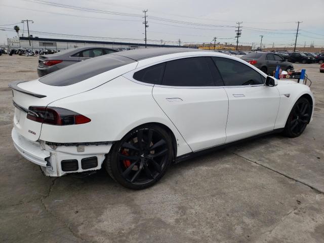 5YJSA1E4XFF116680 - 2015 TESLA MODEL S 白色 照片 3