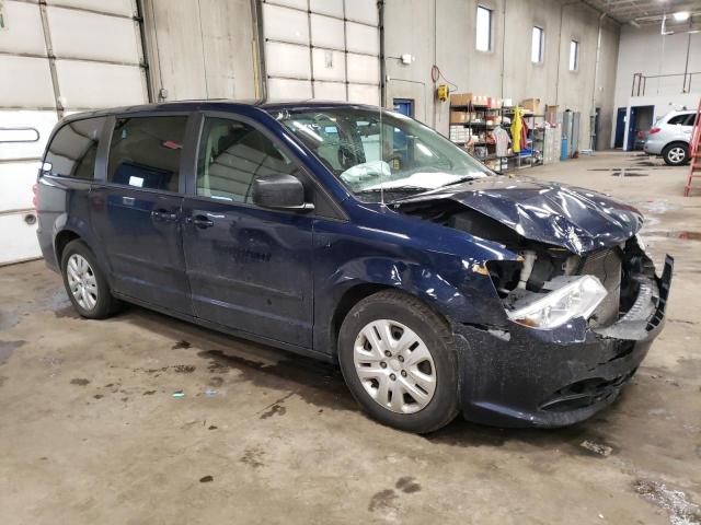 2C4RDGBG5FR624339 - 2015 DODGE GRAND CARA SE BLUE photo 4