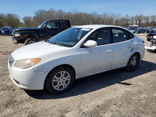 KMHDU4AD1AU069123 - 2010 HYUNDAI ELANTRA BLUE WHITE photo 1