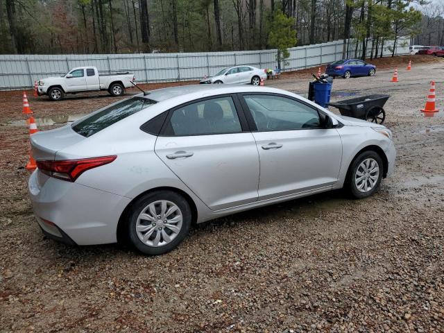 3KPC24A61ME132361 - 2021 HYUNDAI ACCENT SE SILVER photo 3