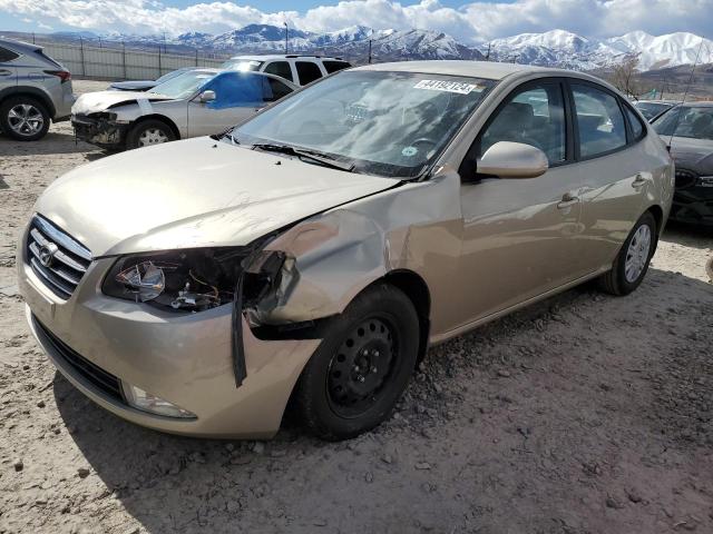 KMHDU46DX7U047154 - 2007 HYUNDAI ELANTRA GLS GOLD photo 1