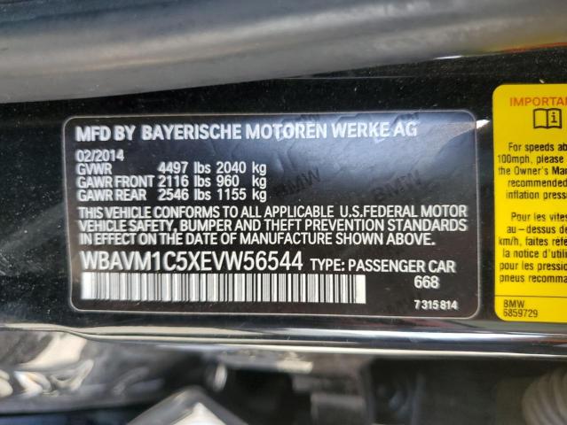 WBAVM1C5XEVW56544 - 2014 BMW X1 SDRIVE28I BLACK photo 12