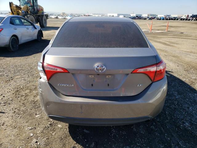 5YFBURHE5KP868120 - 2019 TOYOTA COROLLA L GRAY photo 6