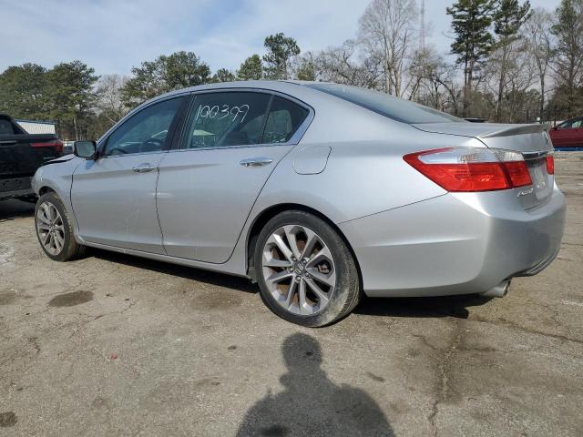 1HGCR2F5XFA125612 - 2015 HONDA ACCORD SPORT SILVER photo 2