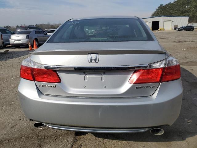 1HGCR2F5XFA125612 - 2015 HONDA ACCORD SPORT SILVER photo 6