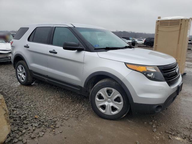 1FM5K8ARXEGA28586 - 2014 FORD EXPLORER POLICE INTERCEPTOR SILVER photo 4