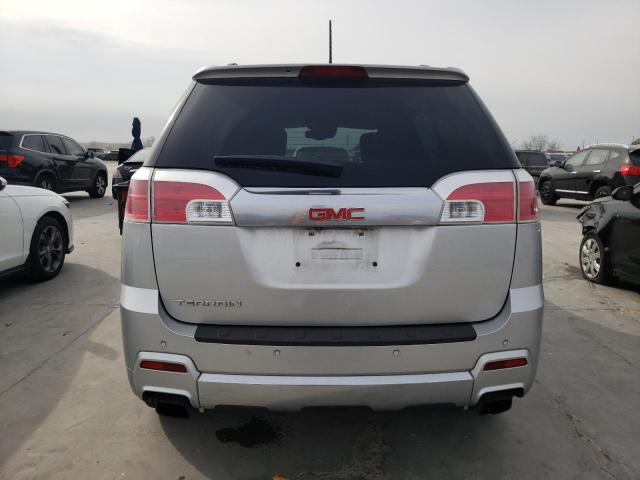 2GKFLUE31F6422813 - 2015 GMC TERRAIN DENALI SILVER photo 6