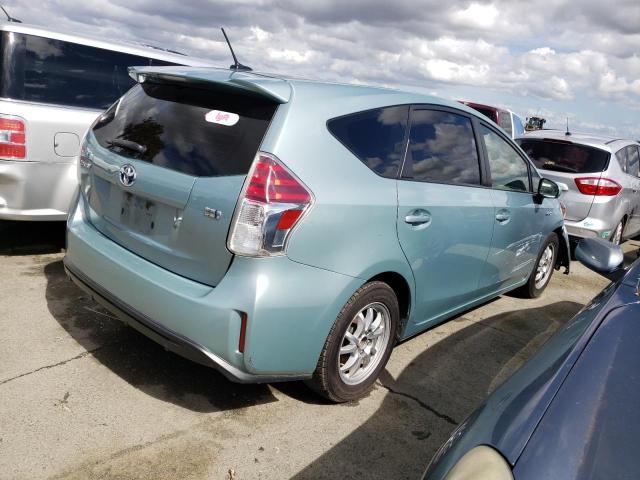 JTDZN3EU2GJ046844 - 2016 TOYOTA PRIUS V TURQUOISE photo 3