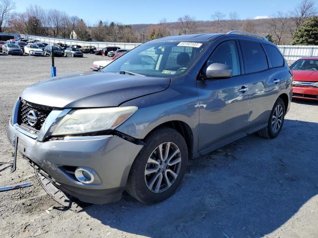 5N1AR2MN9FC649827 - 2015 NISSAN PATHFINDER S 银色 照片 1