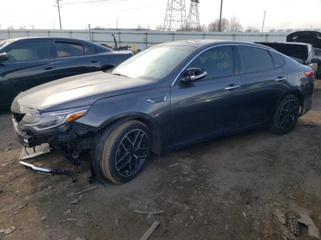 5XXGT4L37LG445227 - 2020 KIA OPTIMA LX GRAY photo 1