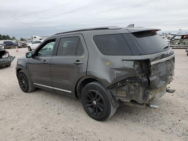 1FM5K7D86HGA42762 - 2017 FORD EXPLORER XLT GRAY photo 2