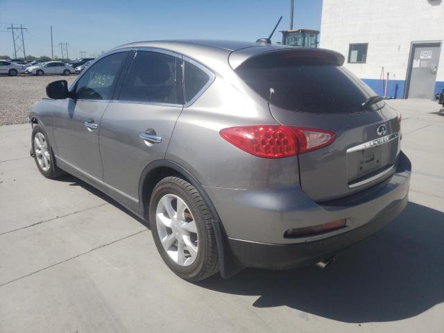 JN1AJ0HR2AM752381 - 2010 INFINITI EX35 BASE Մոխրագույն լուսանկար 3