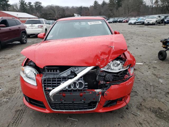 WAUDF78E48A125076 - 2008 AUDI A4 2.0T QUATTRO RED photo 5