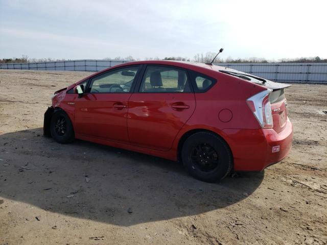 JTDKN3DU1C5453611 - 2012 TOYOTA PRIUS RED photo 2