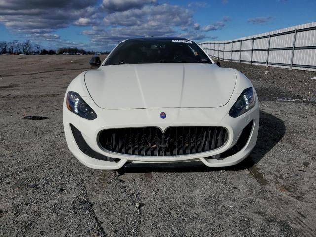 ZAM45VLA1E0083512 - 2014 MASERATI GRANTURISM S WHITE photo 5