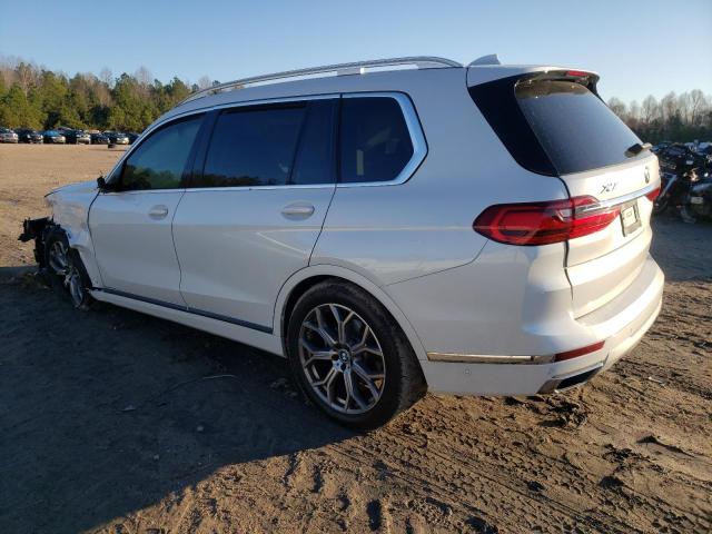 5UXCW2C01M9H68754 - 2021 BMW X7 XDRIVE40I WHITE photo 2