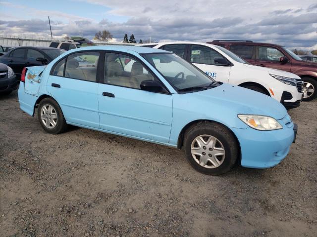 2HGES16374H643200 - 2004 HONDA CIVIC DX VP BLUE photo 4