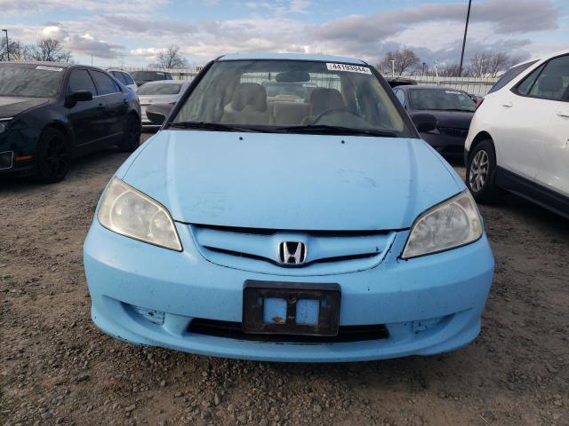 2HGES16374H643200 - 2004 HONDA CIVIC DX VP BLUE photo 5