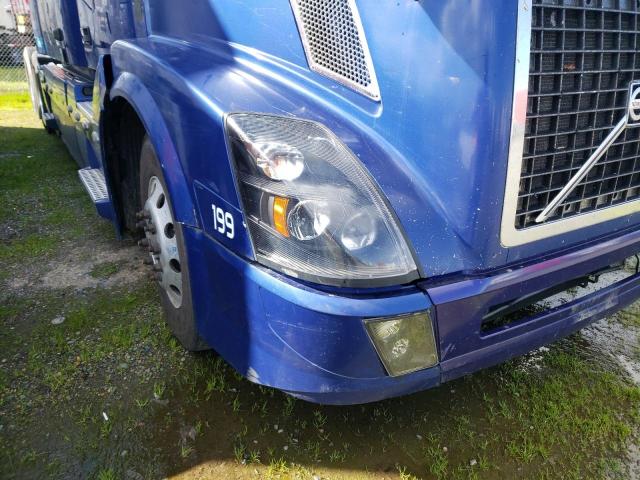 4V4NC9EH3EN150487 - 2014 VOLVO VN VNL BLUE photo 9