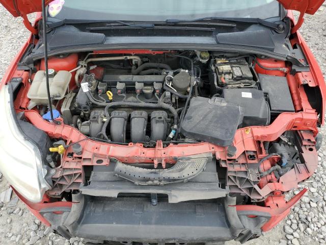 1FADP3F25DL291726 - 2013 FORD FOCUS SE RED photo 11