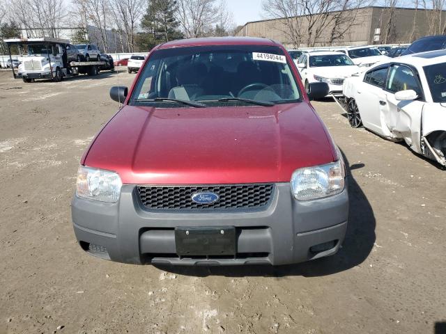 1FMYU02123KE08985 - 2003 FORD ESCAPE XLS BURGUNDY photo 5