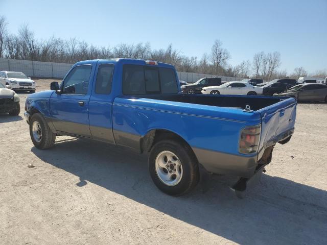 1FTYR14U7WPA79517 - 1998 FORD RANGER SUPER CAB BLUE photo 2