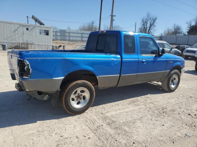 1FTYR14U7WPA79517 - 1998 FORD RANGER SUPER CAB BLUE photo 3