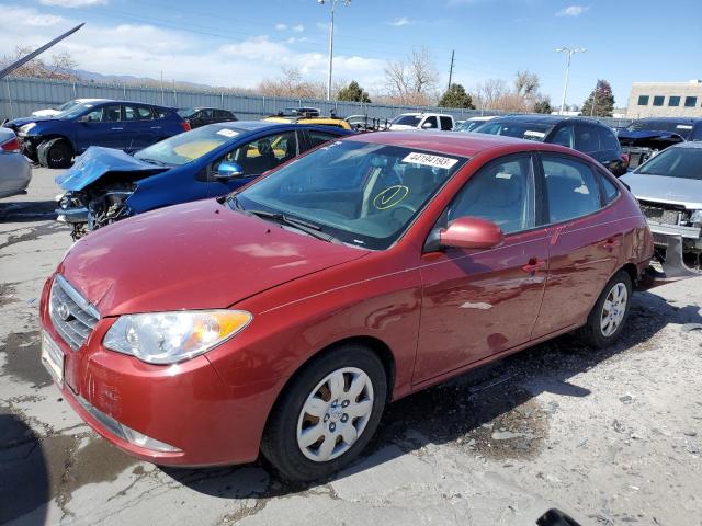 KMHDU46D28U314420 - 2008 HYUNDAI ELANTRA GLS MAROON photo 1