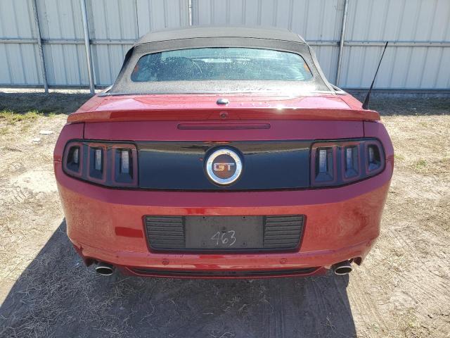 1ZVBP8FF6E5243463 - 2014 FORD MUSTANG GT RED photo 6