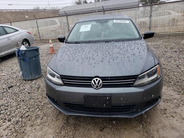 3VW1K7AJ4EM442148 - 2014 VOLKSWAGEN JETTA BASE GRAY photo 5