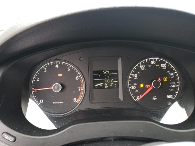 3VW1K7AJ4EM442148 - 2014 VOLKSWAGEN JETTA BASE GRAY photo 9