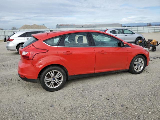 1FAHP3M29CL208186 - 2012 FORD FOCUS SEL RED photo 3