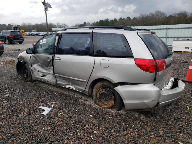 5TDZK23C47S004935 - 2007 TOYOTA SIENNA CE SILVER photo 2