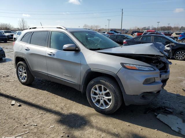 1C4PJMCS9EW318414 - 2014 JEEP CHEROKEE LATITUDE GRAY photo 4