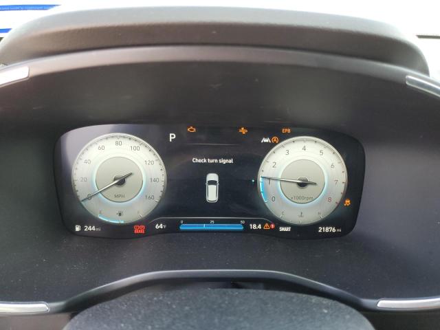 5NMS34AJ7MH331663 - 2021 HYUNDAI SANTA FE SEL Մոխրագույն լուսանկար 9