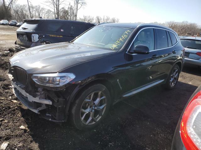 5UXTY5C0XM9F33636 - 2021 BMW X3 XDRIVE30I BLACK photo 1